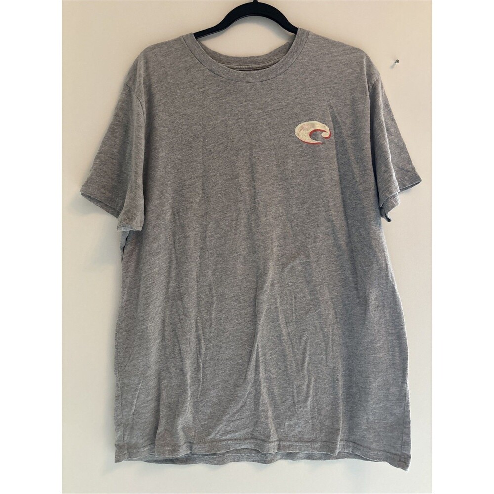 Costa Tshirt See What’s Out There Men’s Size L Gray USA